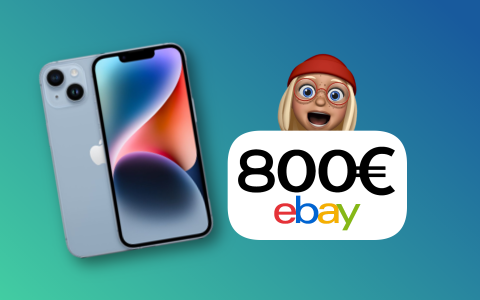 iPhone 14 in OFFERTA a 800€ su eBay, ma solo per OGGI: pochissimi pezzi disponibili