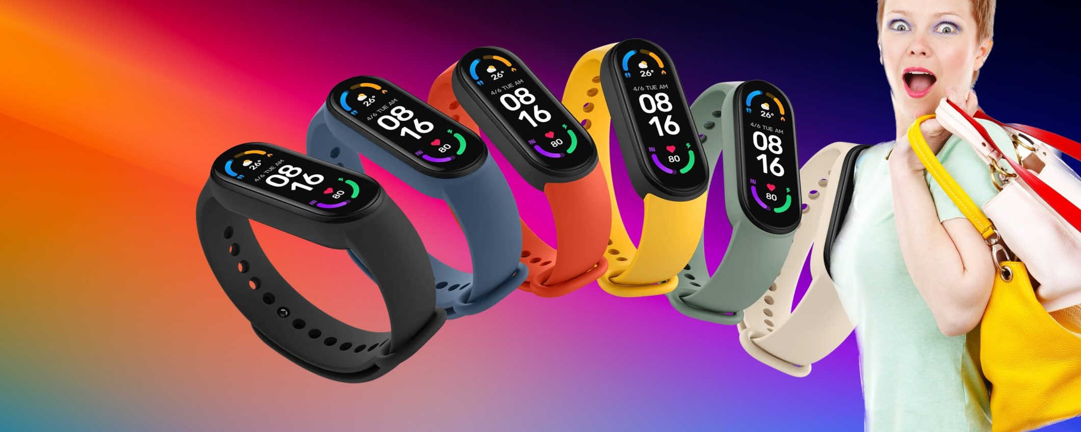 Xiaomi Smart Band 6: eccellente fitness, salute e sonno con 31€