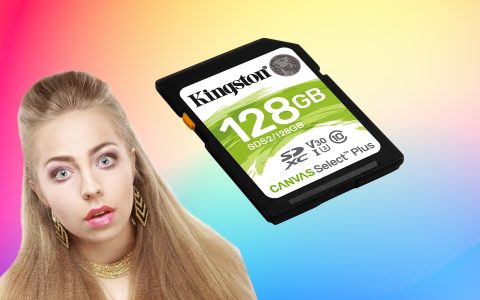 Kingston Canvas Select Plus: Scheda microSD 128GB sconto del 34%