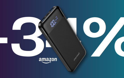 Power Bank 10.400mAh per ricaricare fino a 3 dispositivi: oggi costa meno di 18€ su Amazon (-34%)