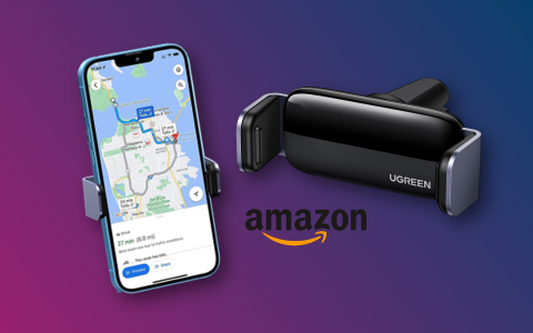 Supporto smartphone per auto: il più venduto di Amazon, sconto COUPON