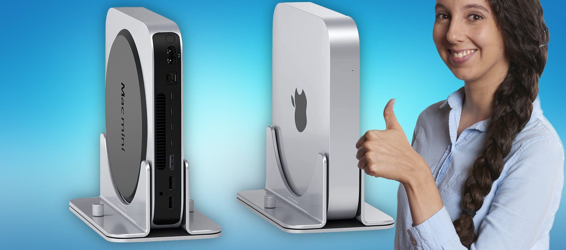 Supporto verticale per Mac Mini: elegante e ottima dissipazione