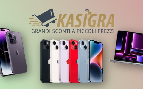 Kasigra, l'e-commerce con i prodotti Apple ai prezzi più bassi del mercato