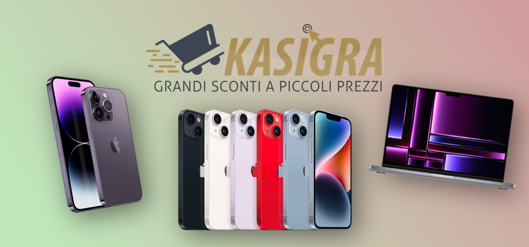 Kasigra, l'e-commerce con i prodotti Apple ai prezzi più bassi del mercato