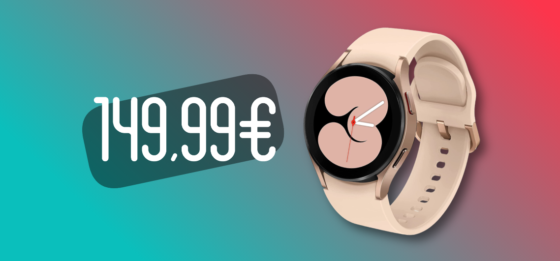 Il Samsung Galaxy Watch4 oggi costa POCHISSIMO (-49%)