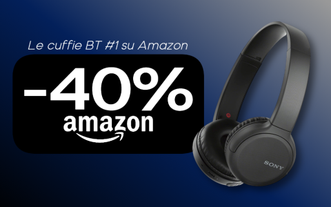 Sony WH-CH510: le cuffie Bluetooth #1 su Amazon SCONTATE del 40%