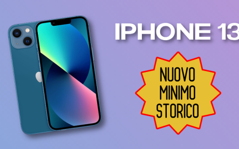 iPhone 13, il nuovo MINIMO STORICO ti lascia a bocca aperta (-170€)