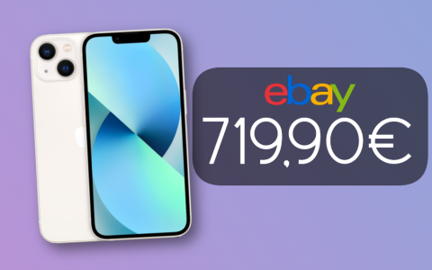 iPhone 13, da IMPAZZIRE su eBay: lo SCONTO è di 219€!