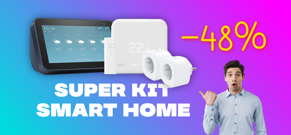 Amazon vuole che la tua casa sia smart: il bundle con Echo Show 5 (e non solo) è in SUPER PROMO