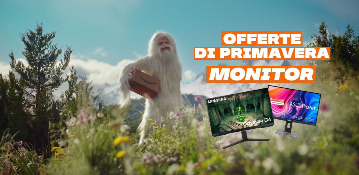 Monitor: con le Offerte di Primavera Amazon ci sono promo IMPERDIBILI