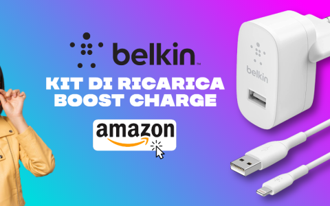 Belkin, il Kit di ricarica per iPhone è in OFFERTA su Amazon: poche unità disponibili