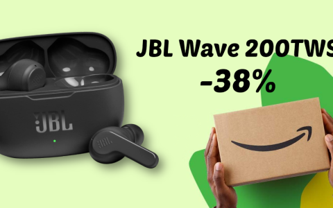 JBL Wave 200TWS a meno di 50€ con le Offerte di Primavera Amazon