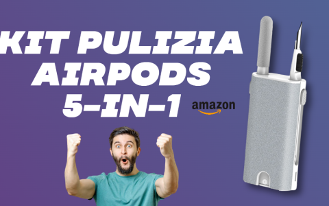 Kit pulizia AirPods 5-in-1: prezzo IRRISORIO e risultati WOW