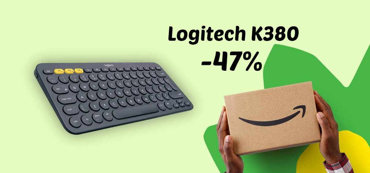 Logitech K380: -47% sulla tastiera Bluetooth con le Offerte di Primavera