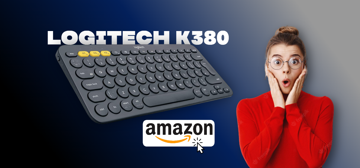 Logitech K380 è la REGINA di Amazon: -41% SHOCK sulla tastiera Bluetooth