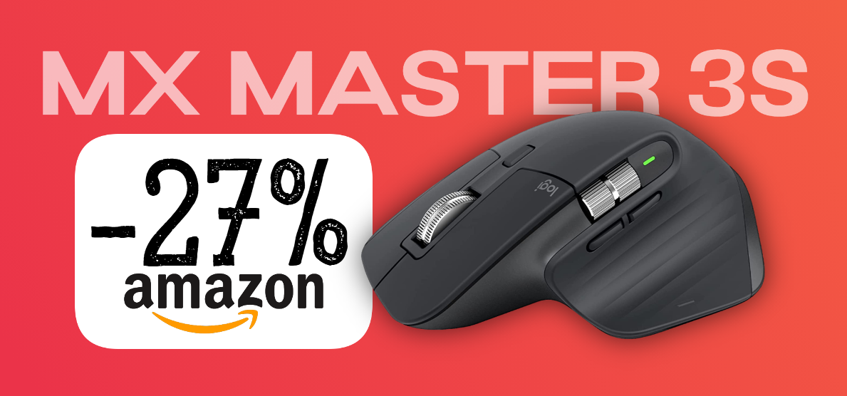 Logitech MX Master 3S: sua maestà il mouse è in OFFERTA a meno di 100€