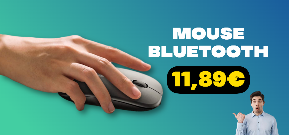 Questo mouse Bluetooth è super sottile e COSTA POCHISSIMO!