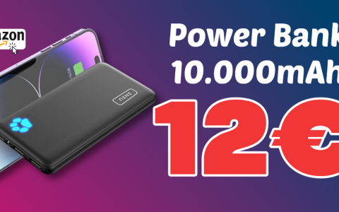 Power Bank 10.000mAh al PREZZO GIUSTO con sconto e coupon Amazon!