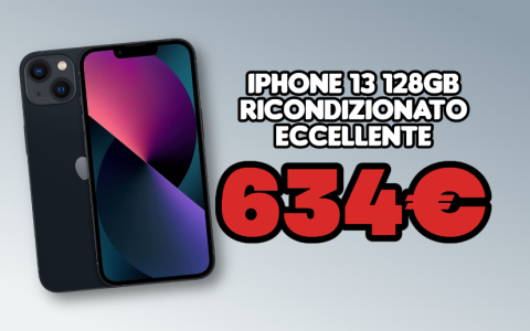 iPhone 13 128GB ricondizionato ECCELLENTE ad un prezzo WOW