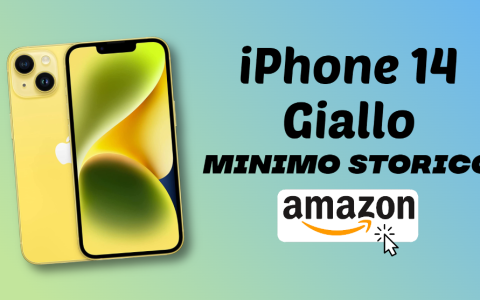 iPhone 14 Giallo ad un MINIMO STORICO WOW: risparmia subito 150€