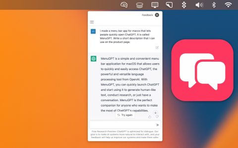 MacGPT, tutta la potenza dell'AI in un'app gratuita per Mac