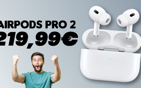 AirPods Pro 2ª generazione in SCONTO: meno di 220€, solo su eBay!