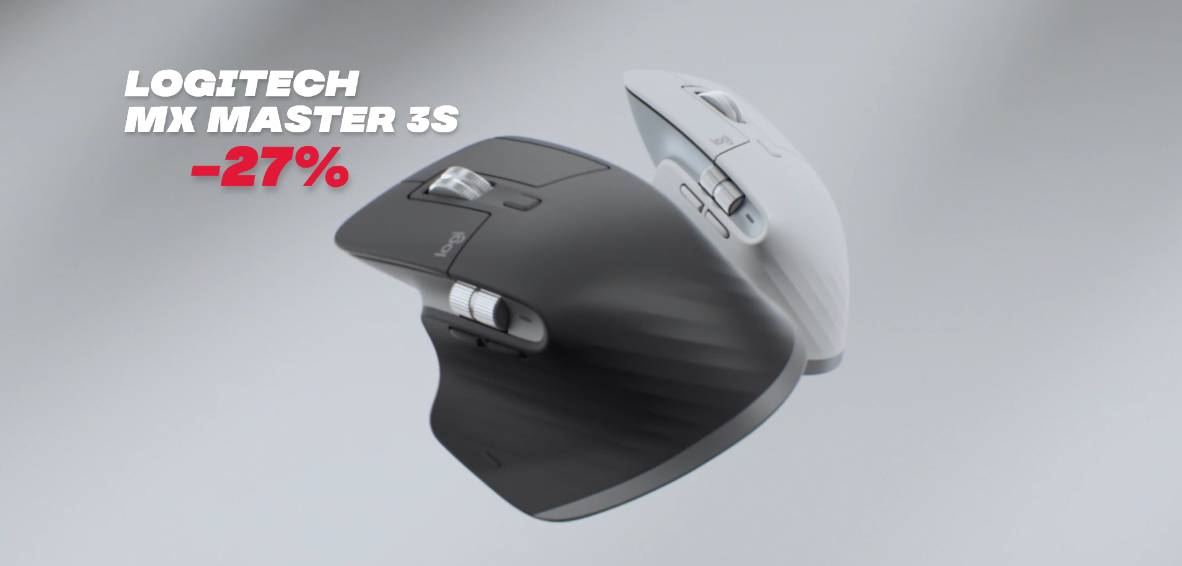 Logitech MX Master 3S ad un prezzo IMPERDIBILE: non potrai più farne a meno