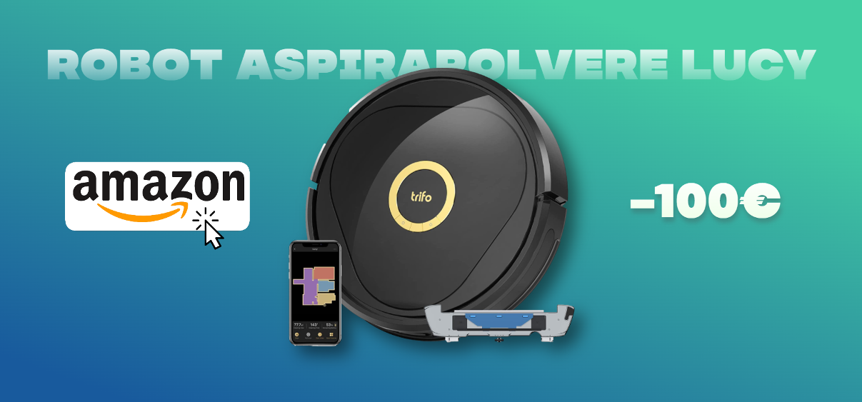 Robot aspirapolvere Trifo: sconto immediato di 100€ con Coupon!