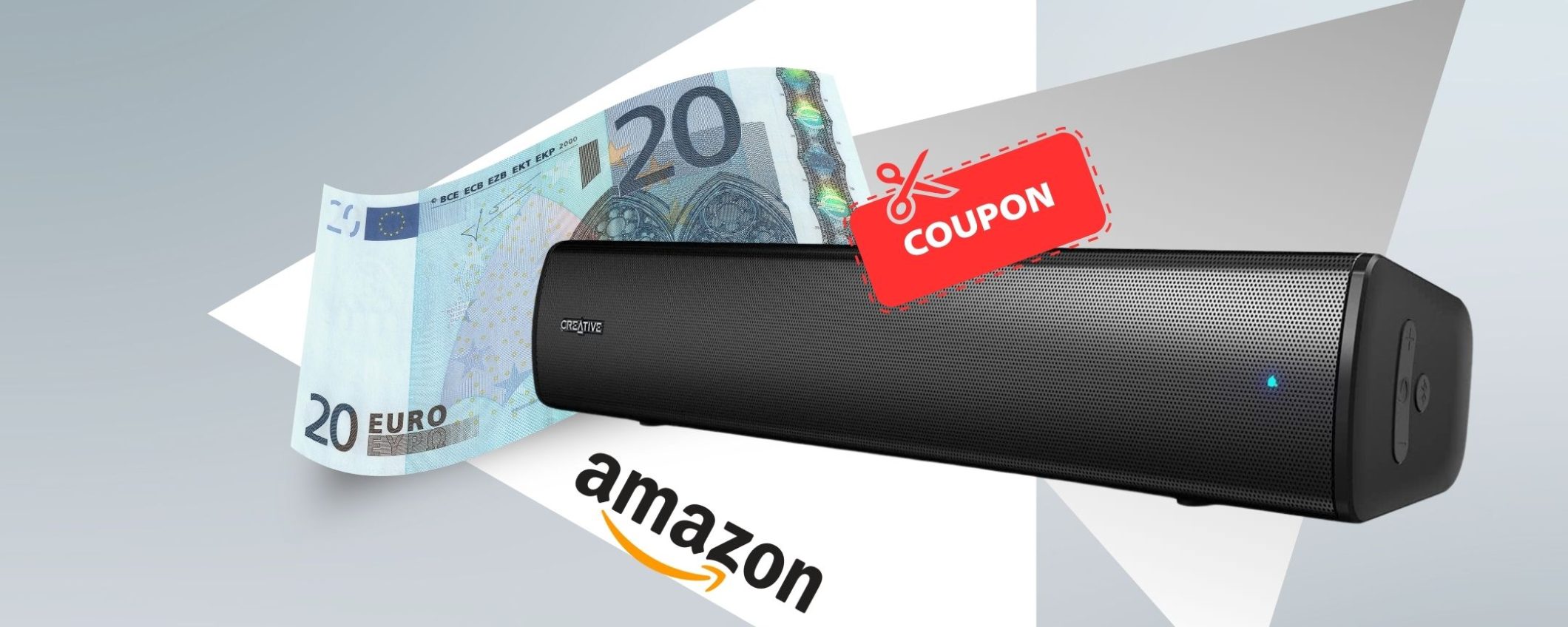 Un suono PAZZESCO con Soundbar a soli 39€ su Amazon