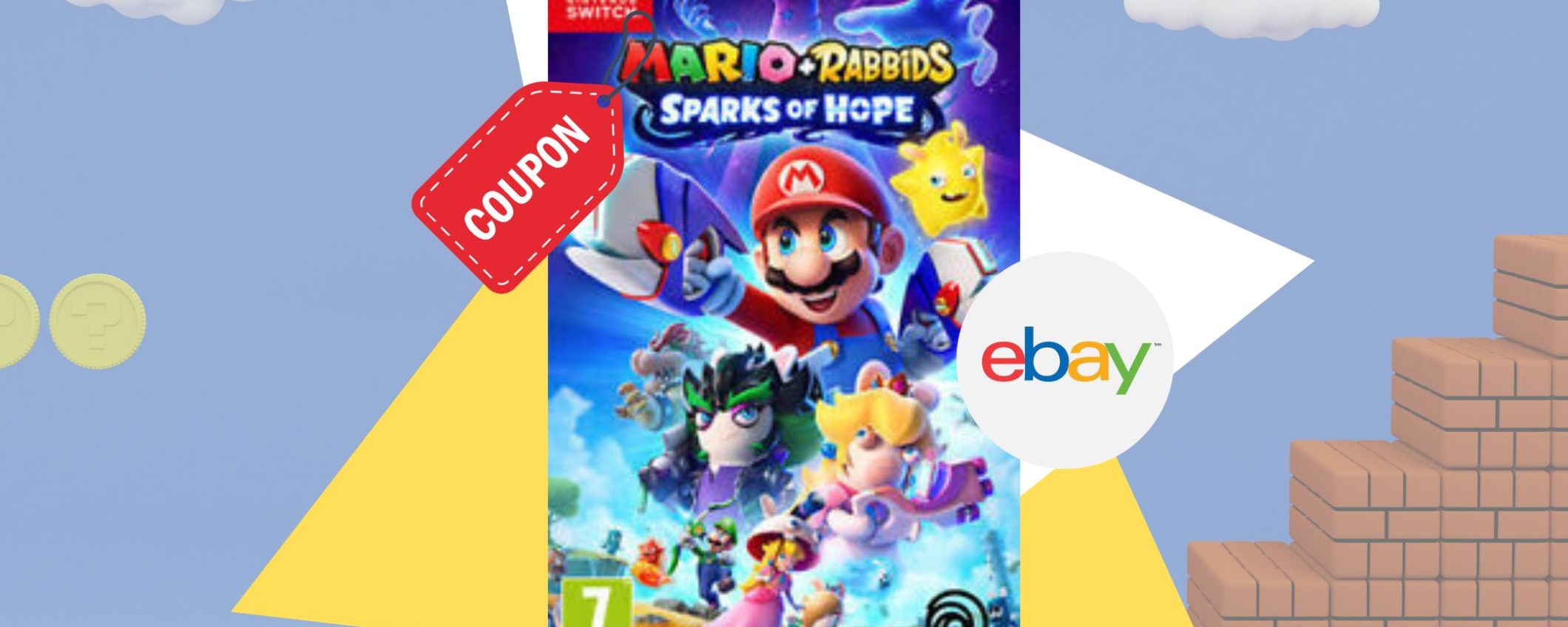 CHE BOMBA! Mario e Rabbids Sparks of Hope per Nintendo Switch in super sconto!