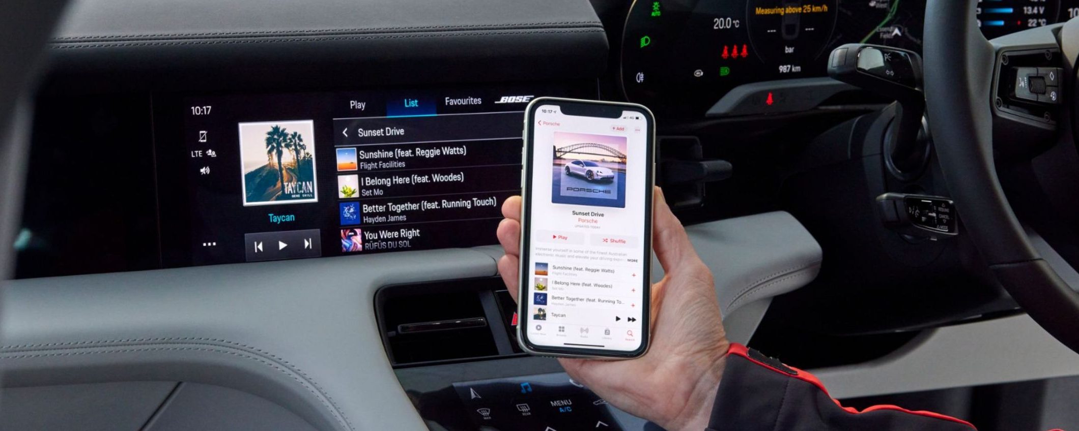 Porsche Taycan si unisce al routing dei veicoli elettrici di Apple Maps