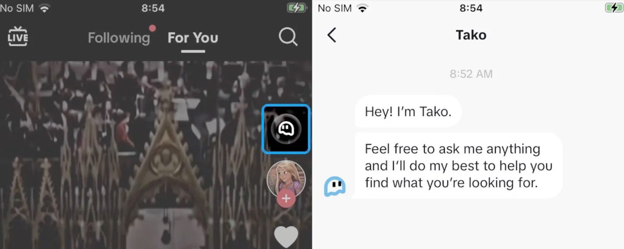 TikTok testa il proprio chatbot AI chiamato 