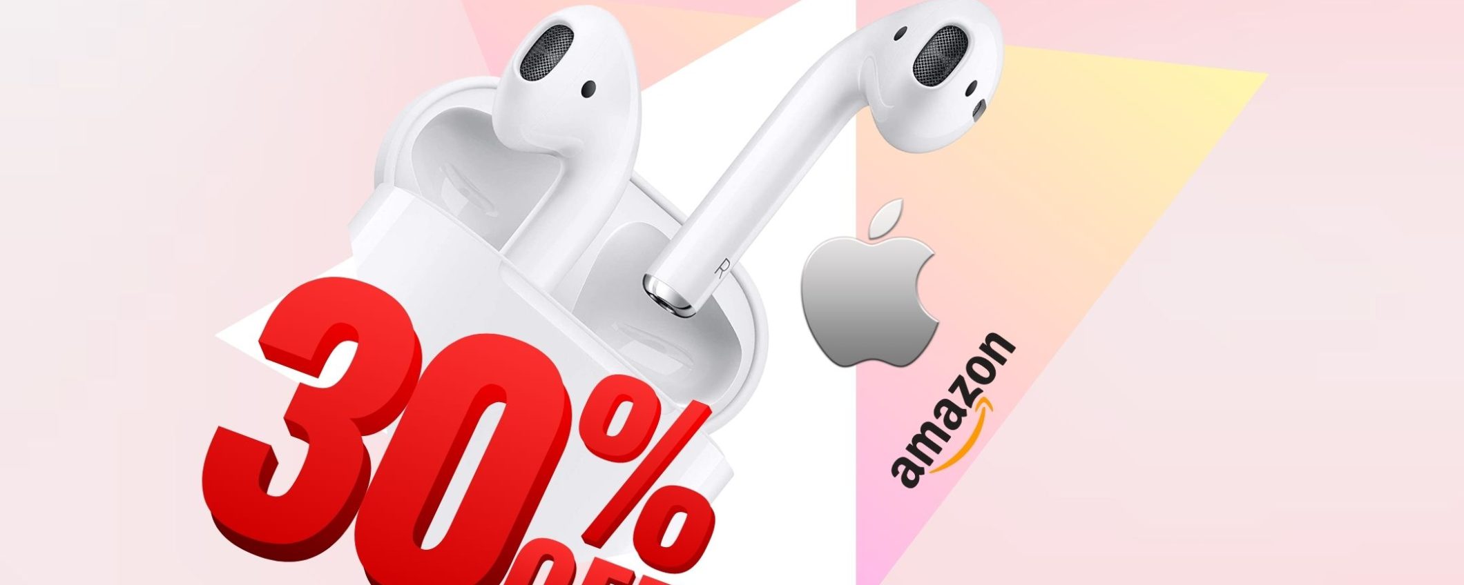 Prezzo più basso DI SEMPRE: AirPods di 2a generazione a pochissimo