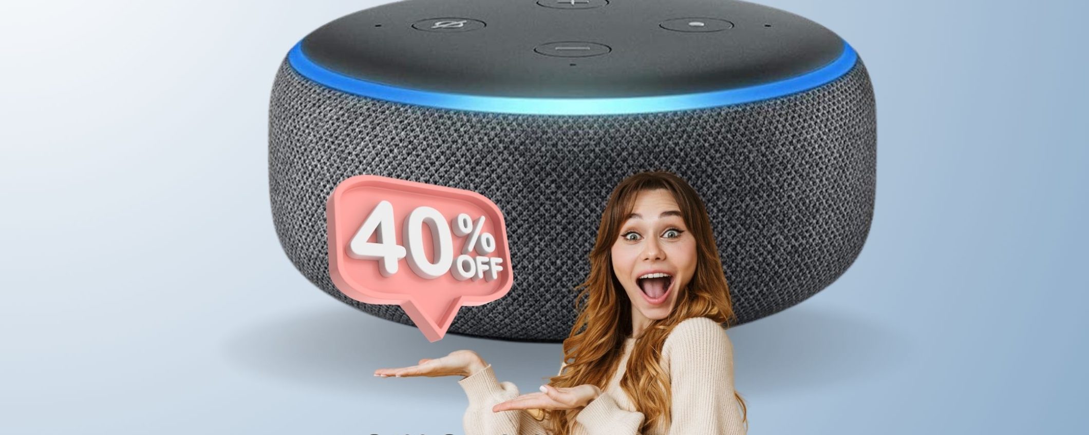 SOLO 29€ per Echo Dot Alexa FINO A ESAURIMENTO SCORTE!