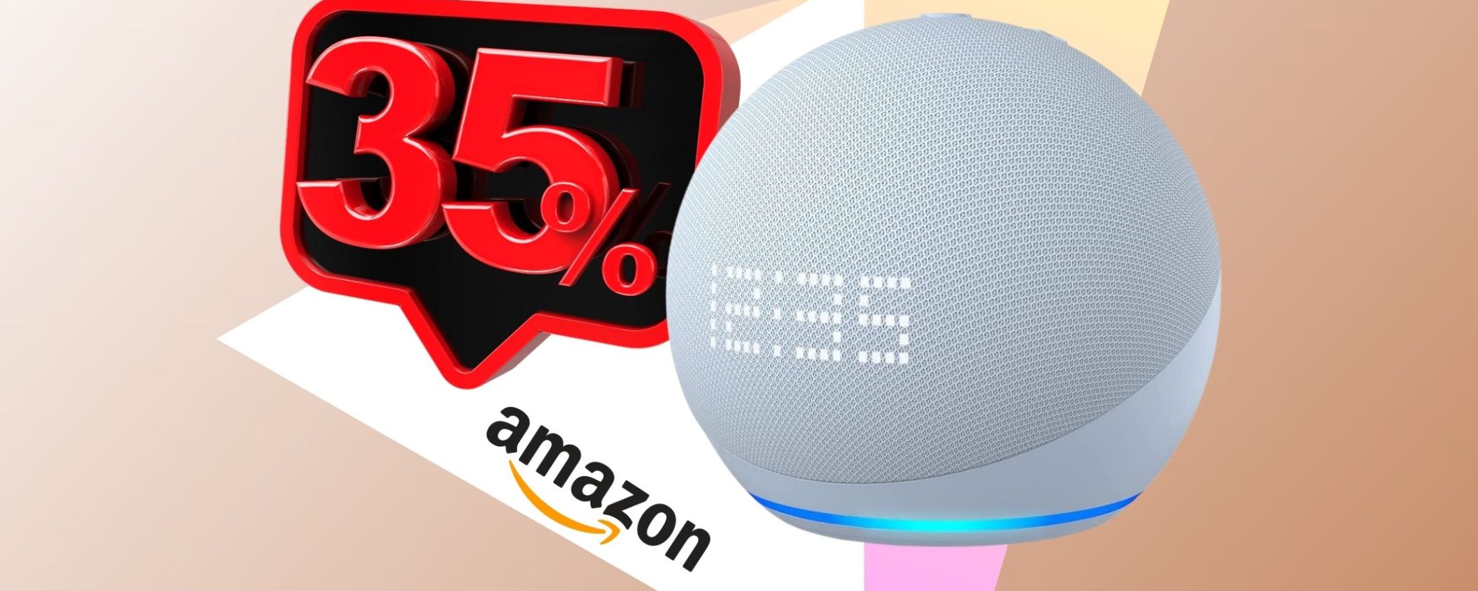 SCONTO SHOCK per Echo Dot Amazon: oltre 20€ in meno