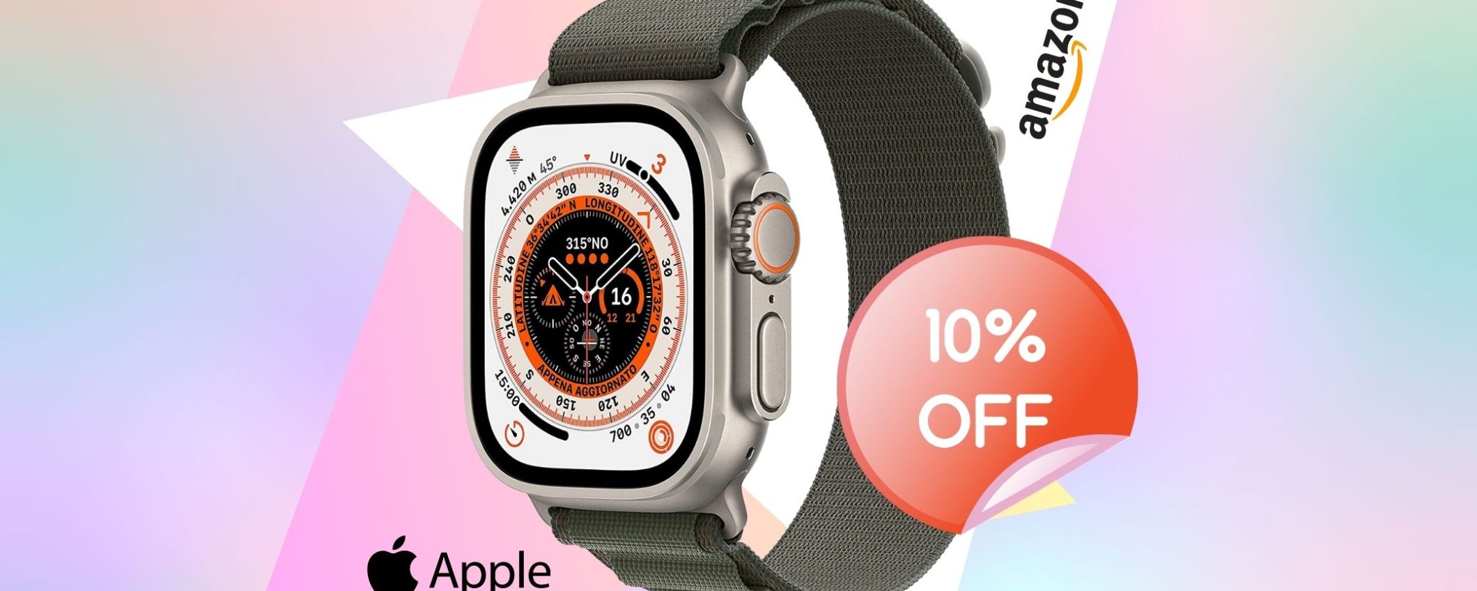 Opportunità unica: Apple Watch Ultra a soli 899€ su Amazon con l'11% di sconto!