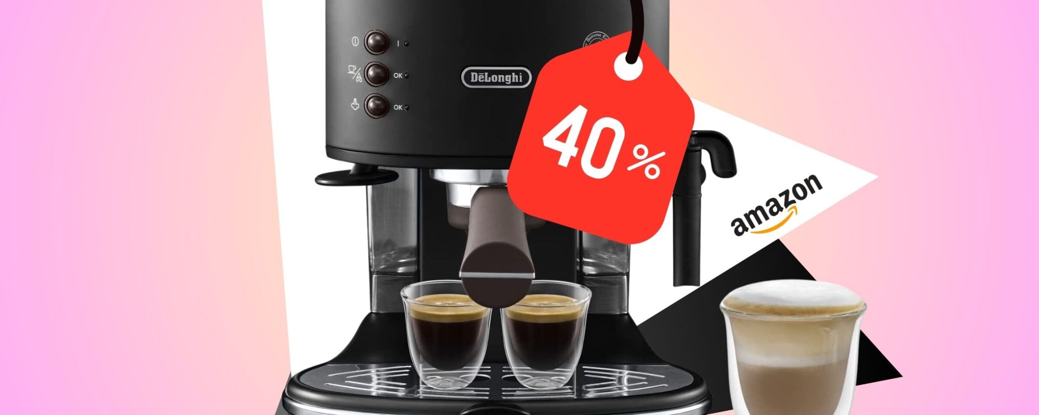 Caffè e cappuccini espressi: De'Longhi IN SCONTO su Amazon!