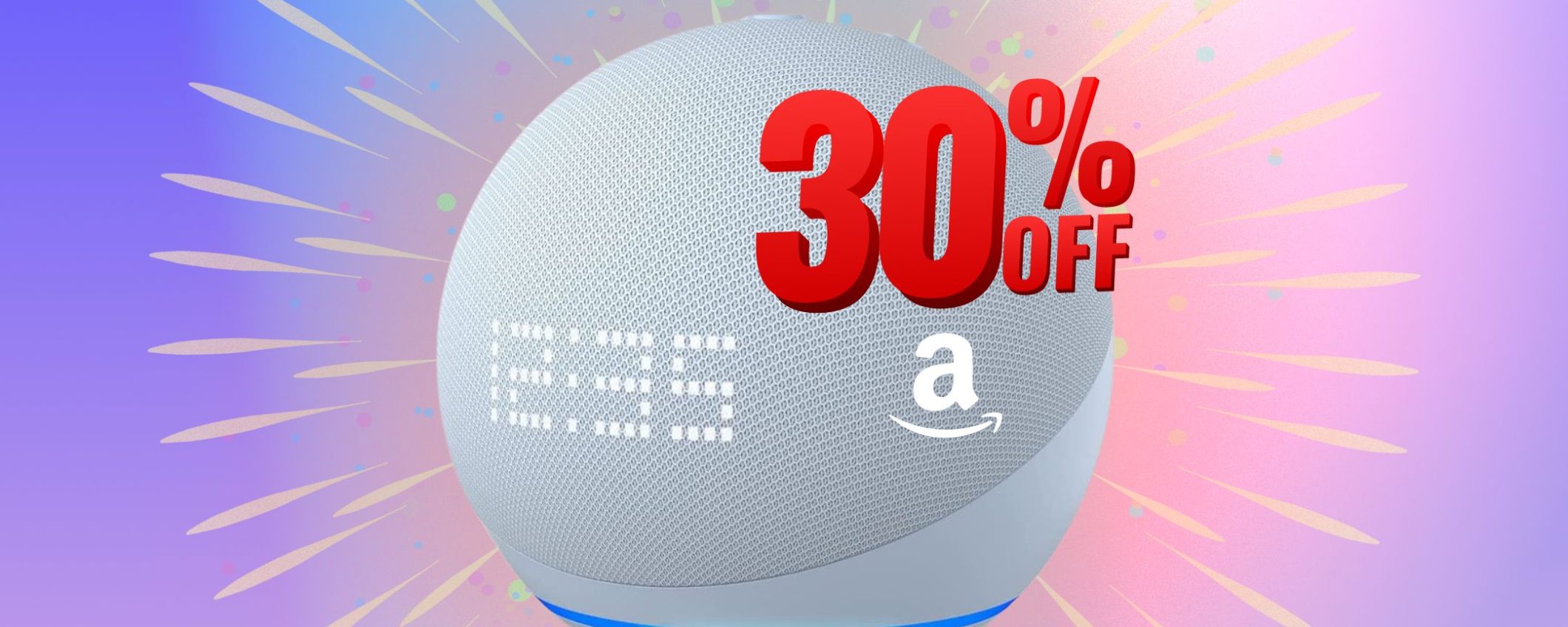 IMPERDIBILE: Echo Dot di 5a generazione in super sconto (-33%)