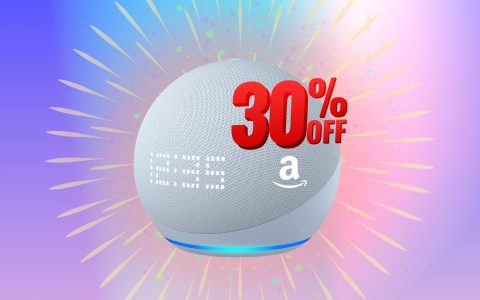 IMPERDIBILE: Echo Dot di 5a generazione in super sconto (-33%)