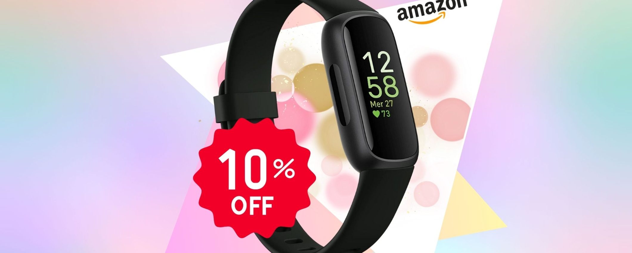 Il tuo compagno fitness ideale: Fitbit Inspire 3 a soli 87,99€ con il 12% di sconto su Amazon!