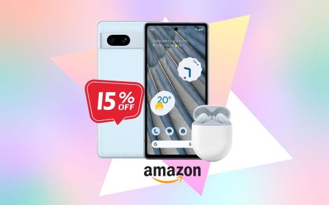 CUFFIE IN OMAGGIO con Google Pixel 7A a soli 509€ su Amazon