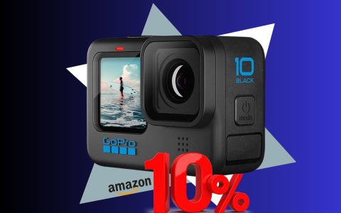 REGGITI FORTE: GoPro HERO10 sconto FOLLE per poche ore!