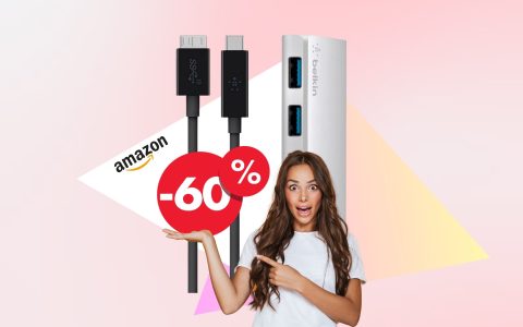 CHE BOMBA: HUB USB per MacBook al 61% di sconto su Amazon