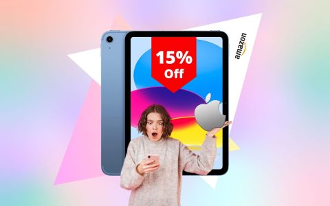 MAI VISTA un'offerta così: 15% in meno per iPad di 10a generazione!