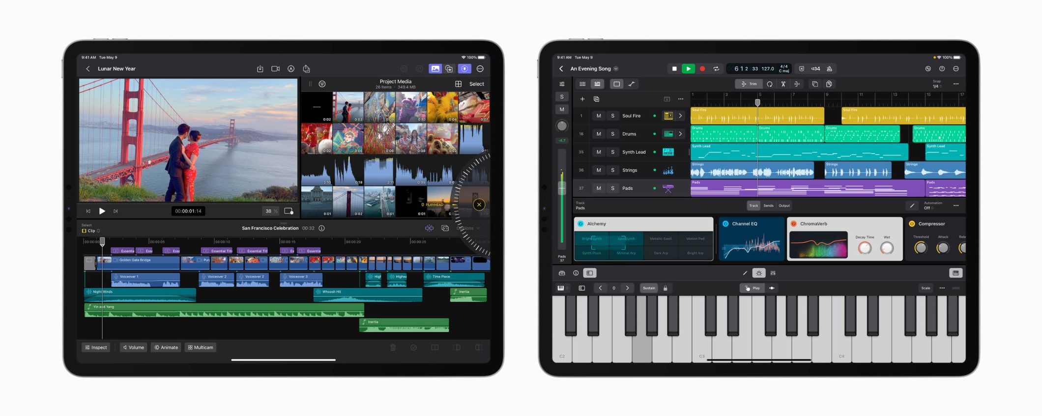 Apple annuncia l'arrivo di Final Cut Pro e Logic Pro su iPad entro fine mese