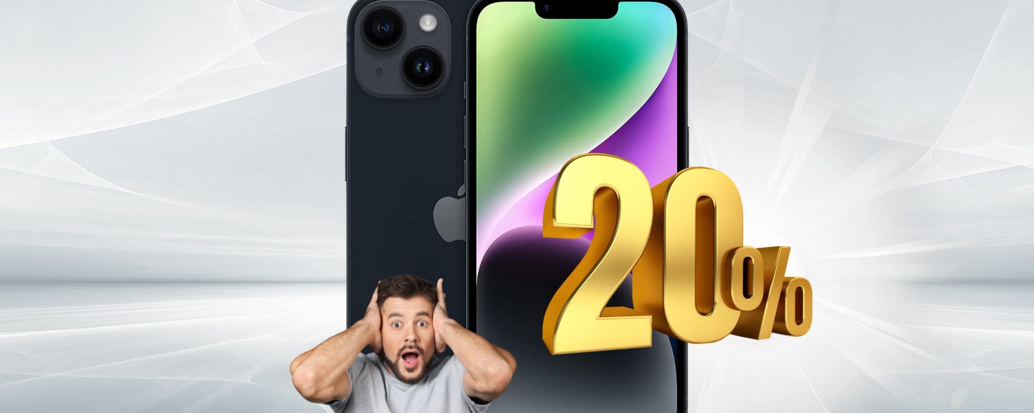 Oltre 180€ DI SCONTO per iPhone 14 da 128GB: corri su Amazon!