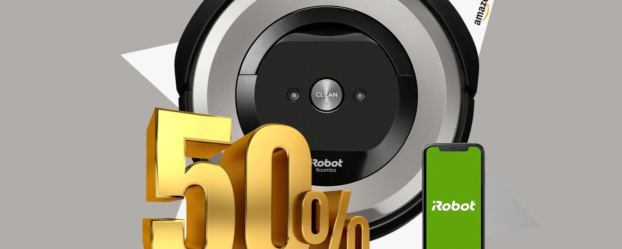 META' PREZZO per iRobot Roomba al 50% in meno: CORRI SU AMAZON