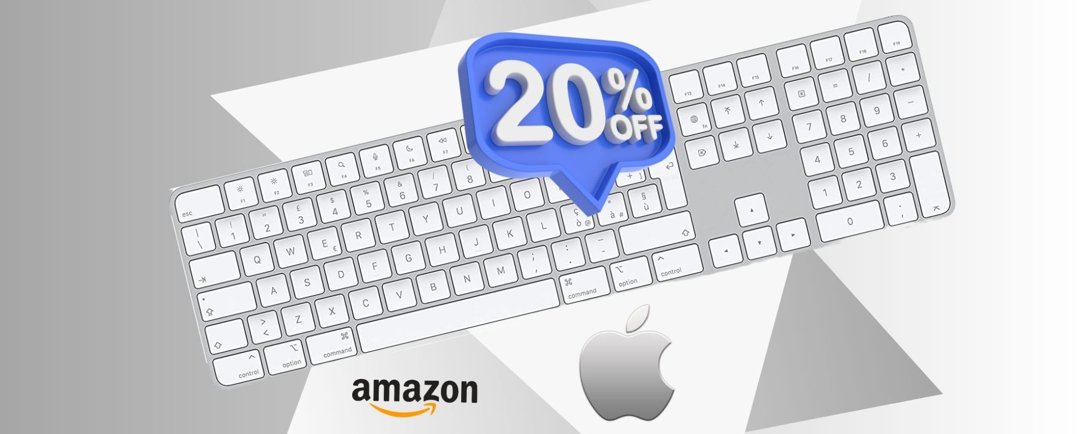 Apple Magic Keyboard: pura magia al 18% di sconto su Amazon