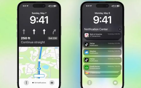 iOS 17 porta l'app Mappe sulla lock screen, proprio come per il lettore musicale