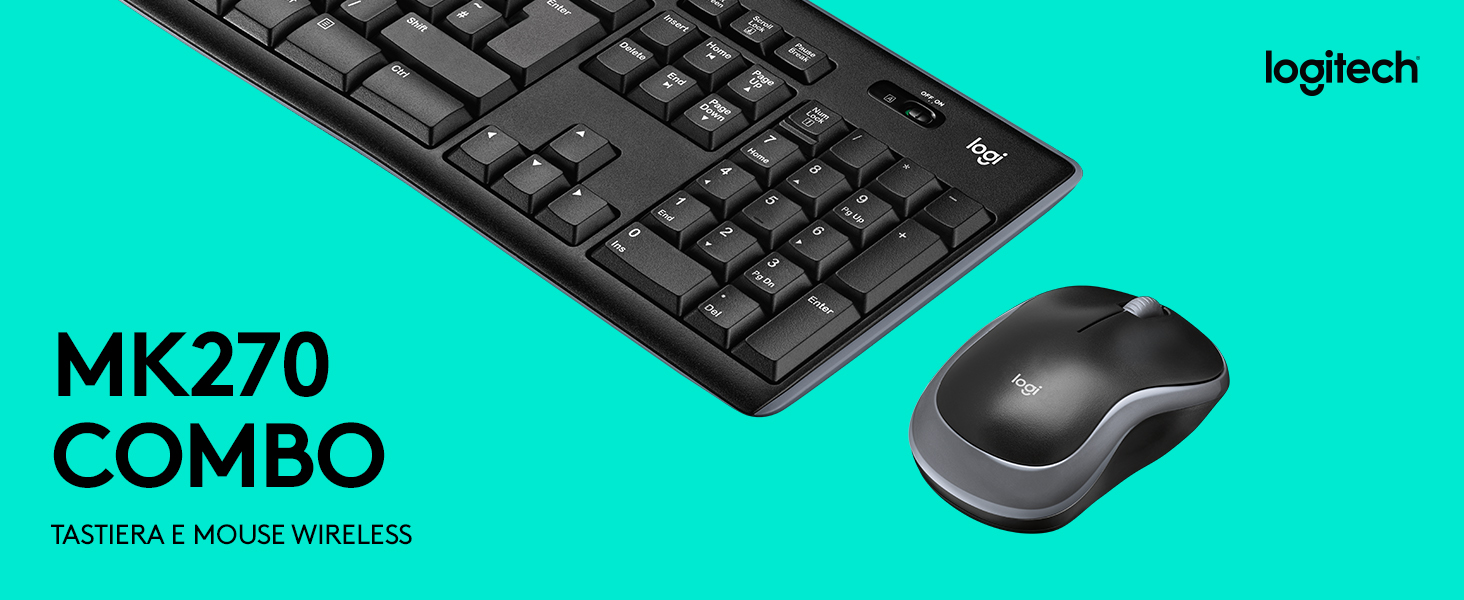 MAXI SCONTO sul Kit Mouse e Tastiera Logitech: solo per OGGI